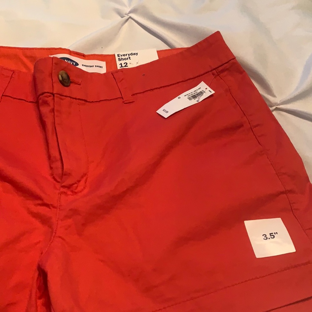 Red Old navy shorts never worn with tags